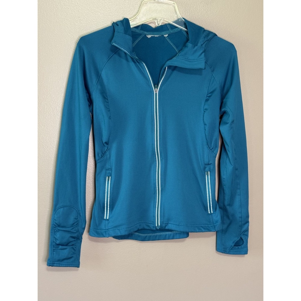 Women's Athleta Teal Half Mile Hoodie Size S
